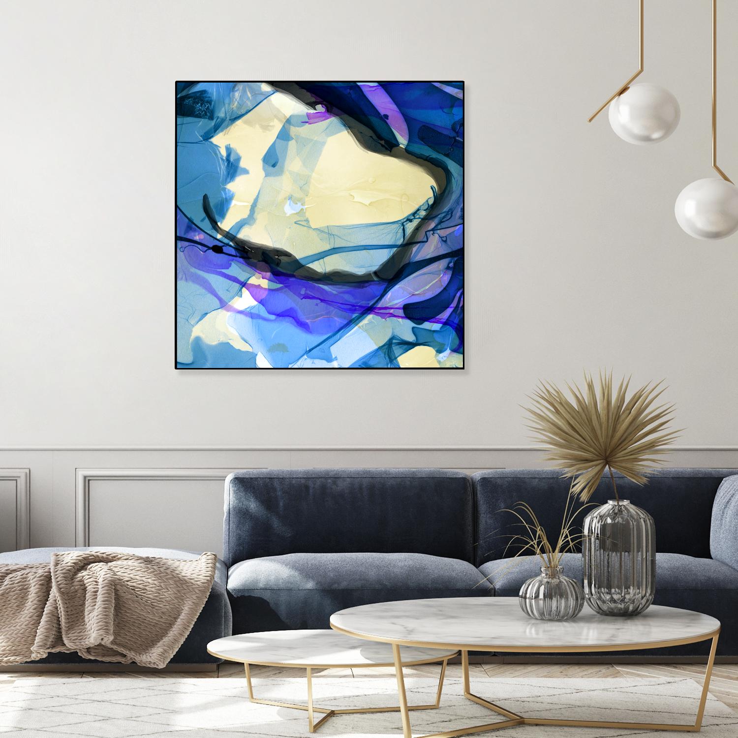 Neon Dreaming I by THE Studio on GIANT ART - purple abstract