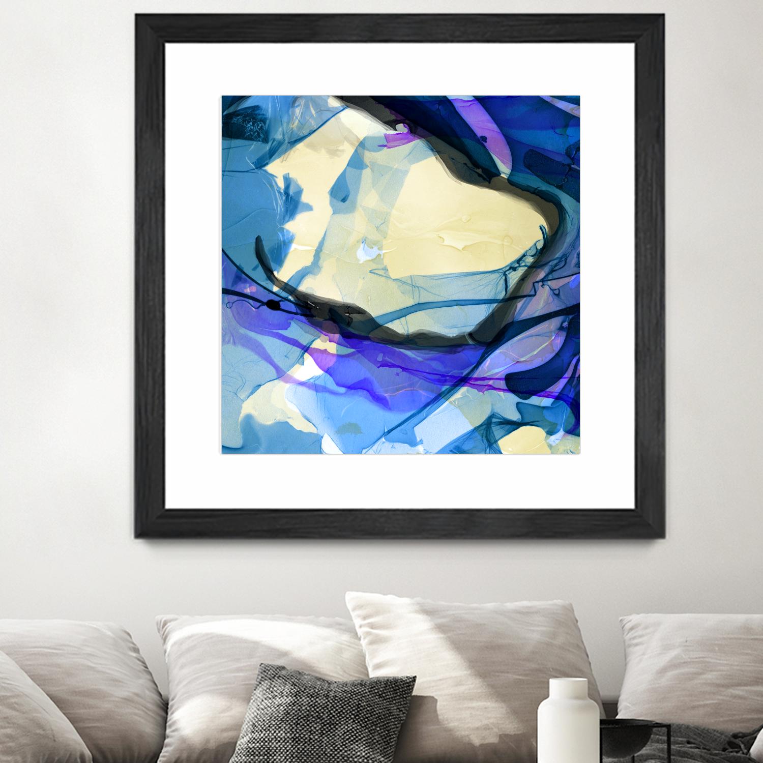 Neon Dreaming I by THE Studio on GIANT ART - purple abstract