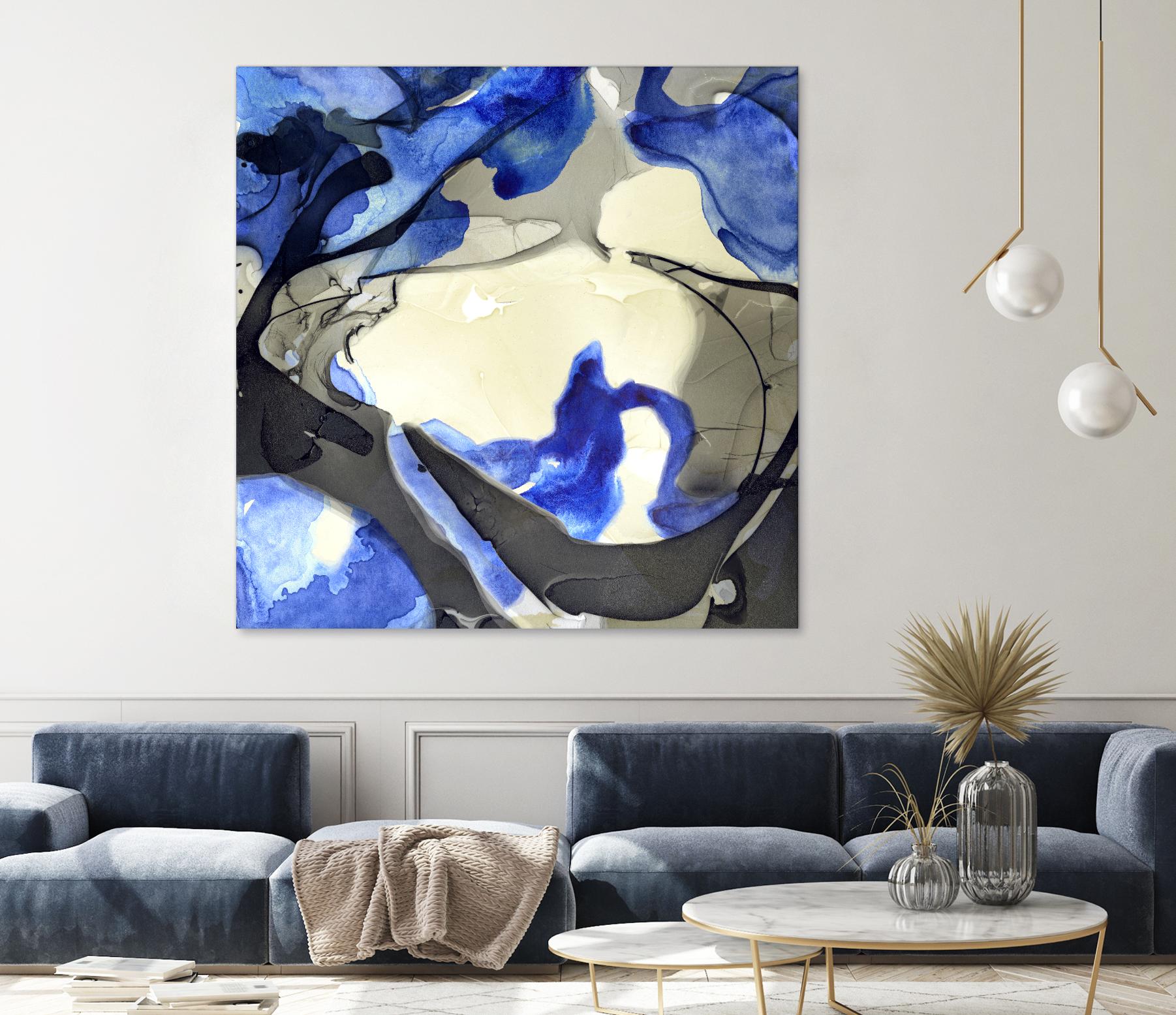 Neon Dreaming J by THE Studio on GIANT ART - grey abstract