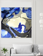 Neon Dreaming J by THE Studio on GIANT ART - grey abstract