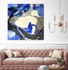 Neon Dreaming J by THE Studio on GIANT ART - grey abstract