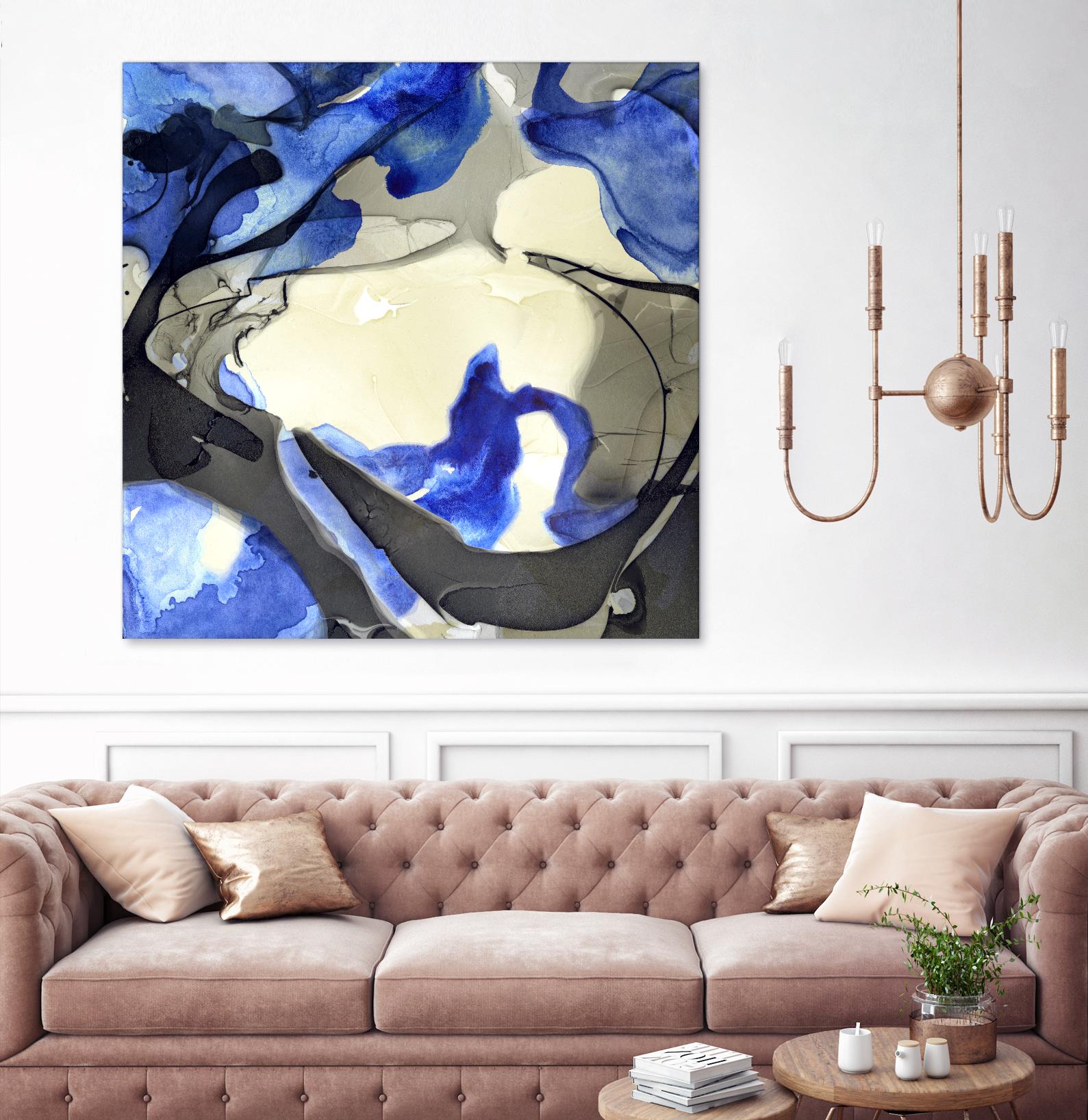 Neon Dreaming J by THE Studio on GIANT ART - grey abstract