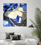 Neon Dreaming J by THE Studio on GIANT ART - grey abstract