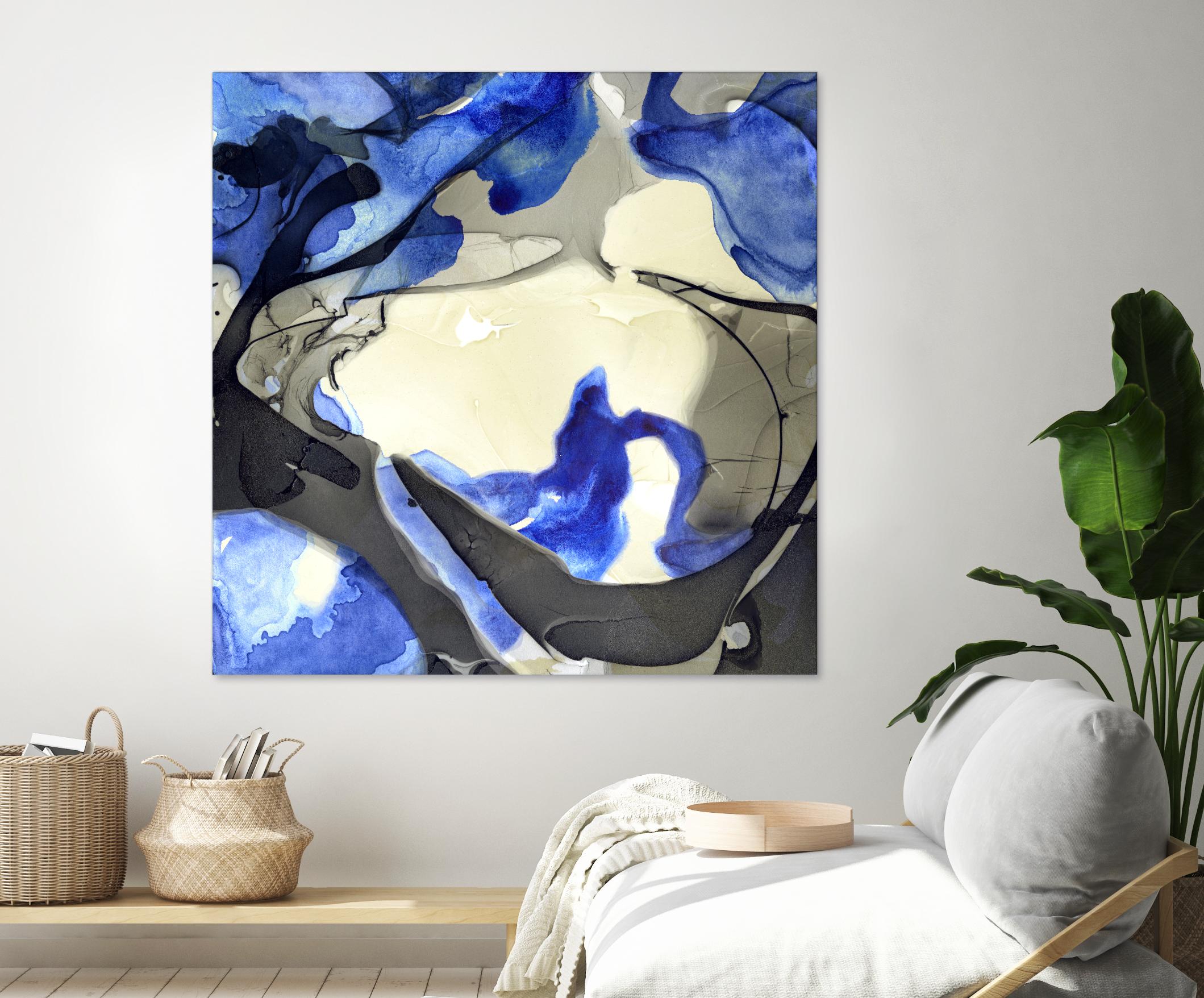 Neon Dreaming J by THE Studio on GIANT ART - grey abstract