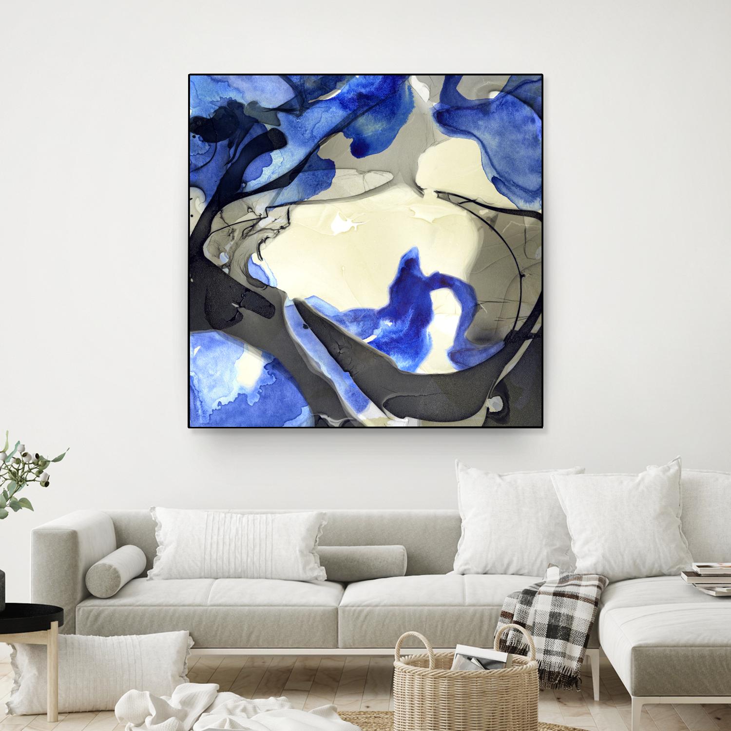 Neon Dreaming J by THE Studio on GIANT ART - grey abstract