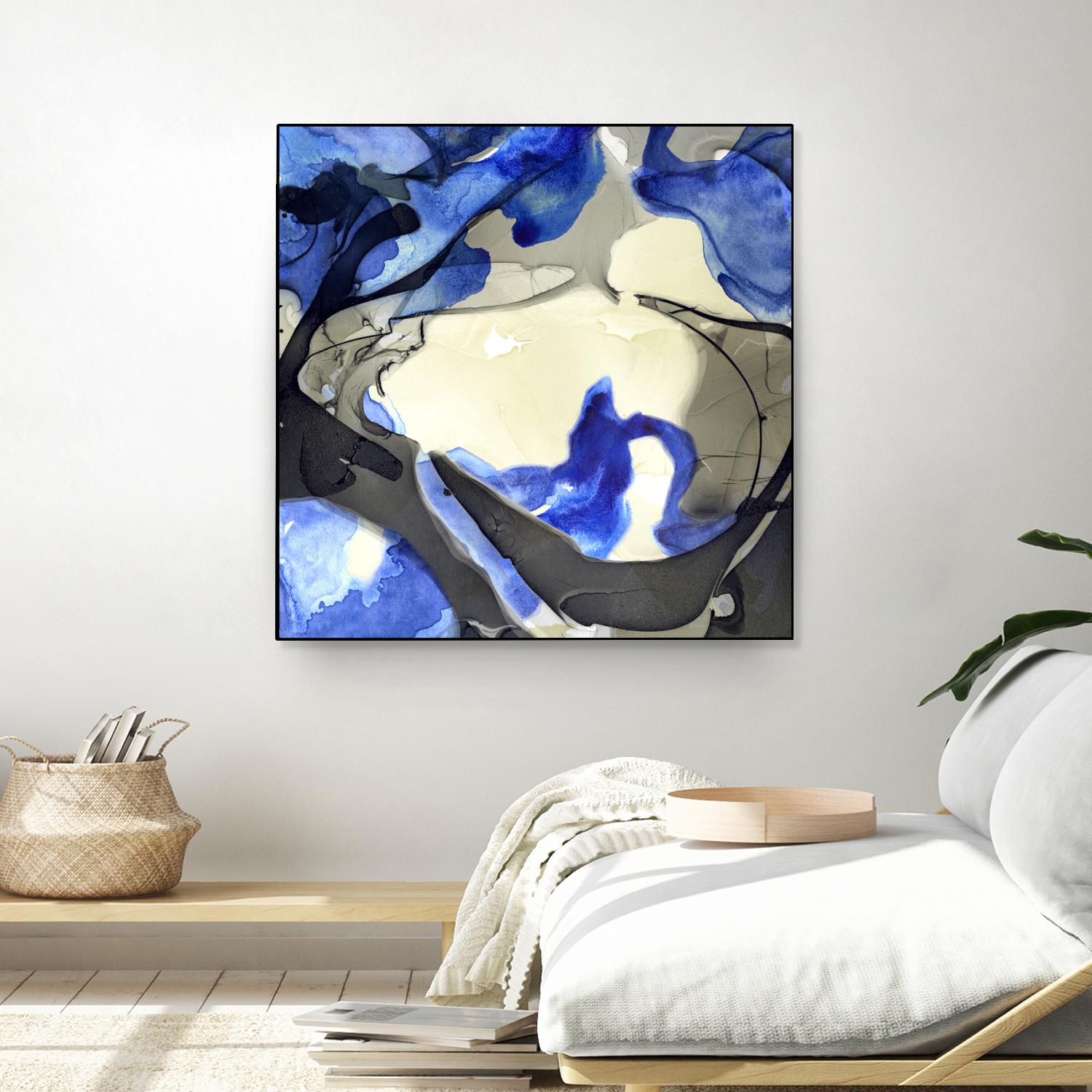 Neon Dreaming J by THE Studio on GIANT ART - grey abstract