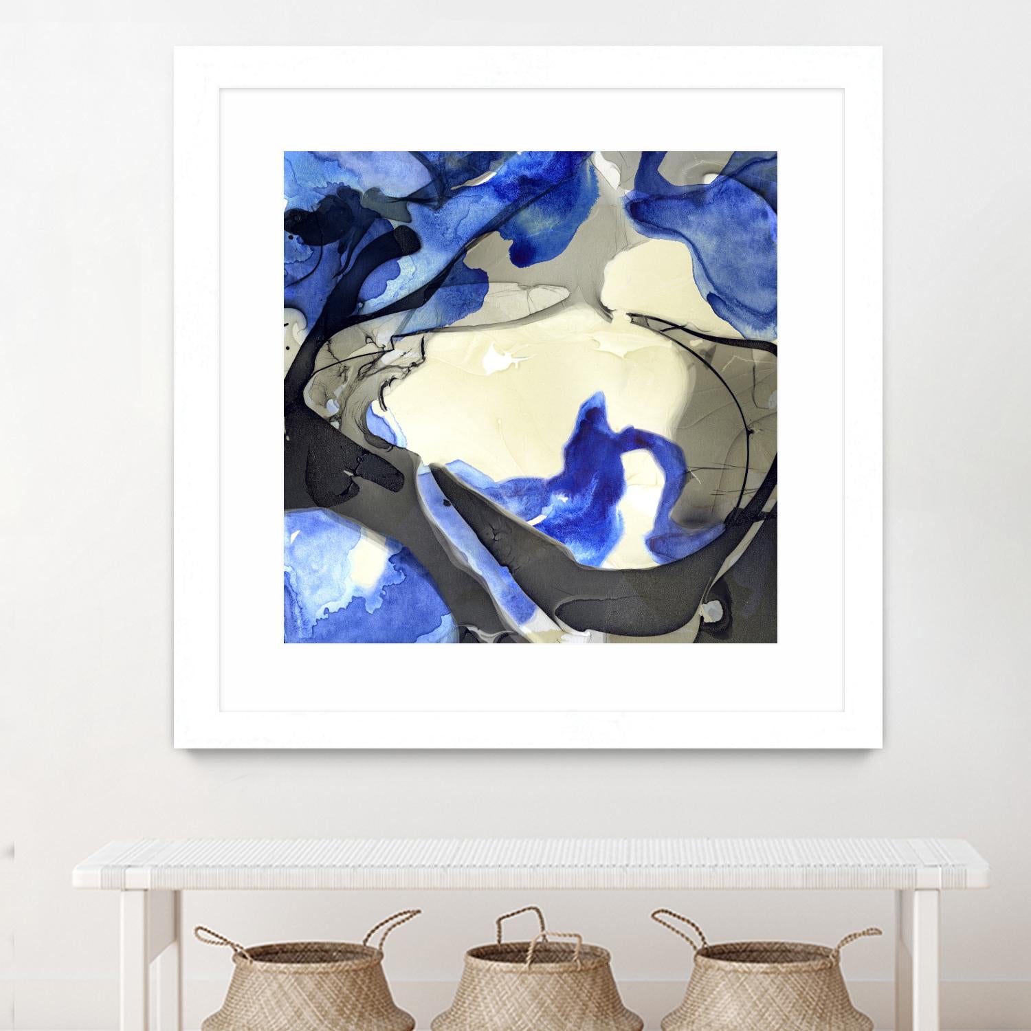 Neon Dreaming J by THE Studio on GIANT ART - grey abstract