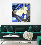 Neon Dreaming J by THE Studio on GIANT ART - grey abstract