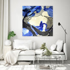 Neon Dreaming J by THE Studio on GIANT ART - grey abstract