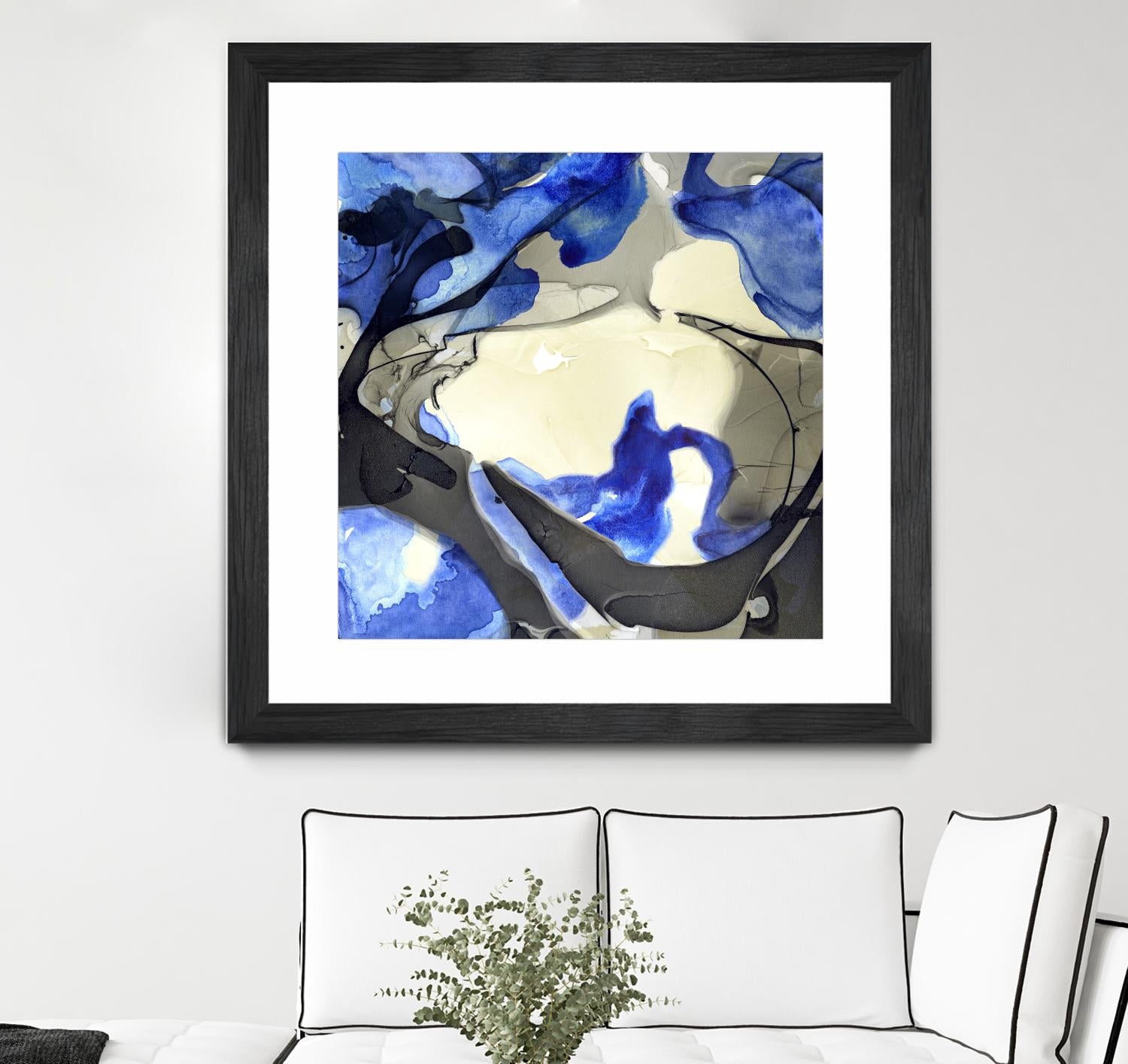 Neon Dreaming J by THE Studio on GIANT ART - grey abstract