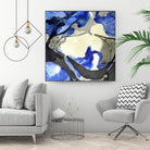 Neon Dreaming J by THE Studio on GIANT ART - grey abstract