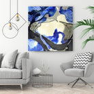 Neon Dreaming J by THE Studio on GIANT ART - grey abstract
