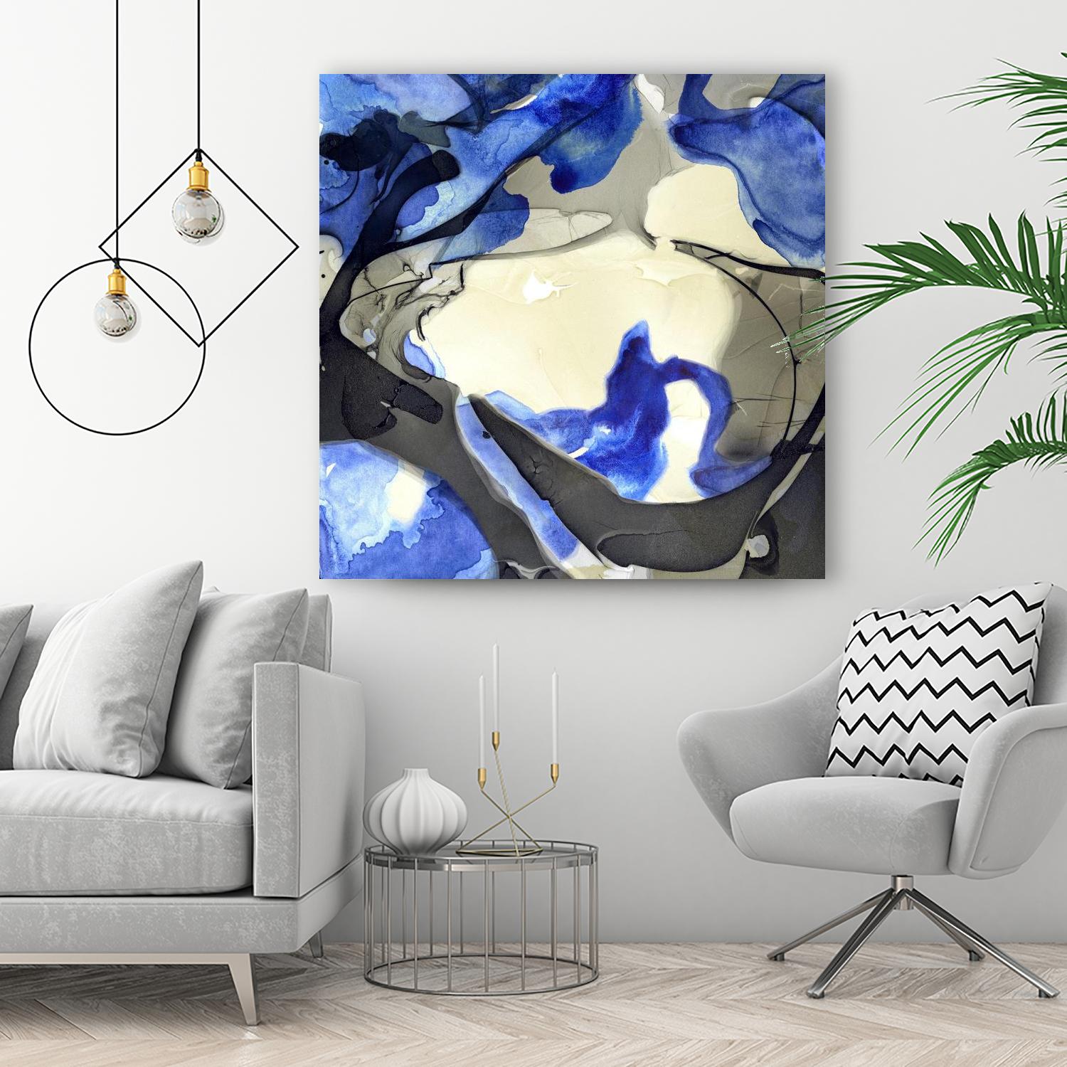 Neon Dreaming J by THE Studio on GIANT ART - grey abstract