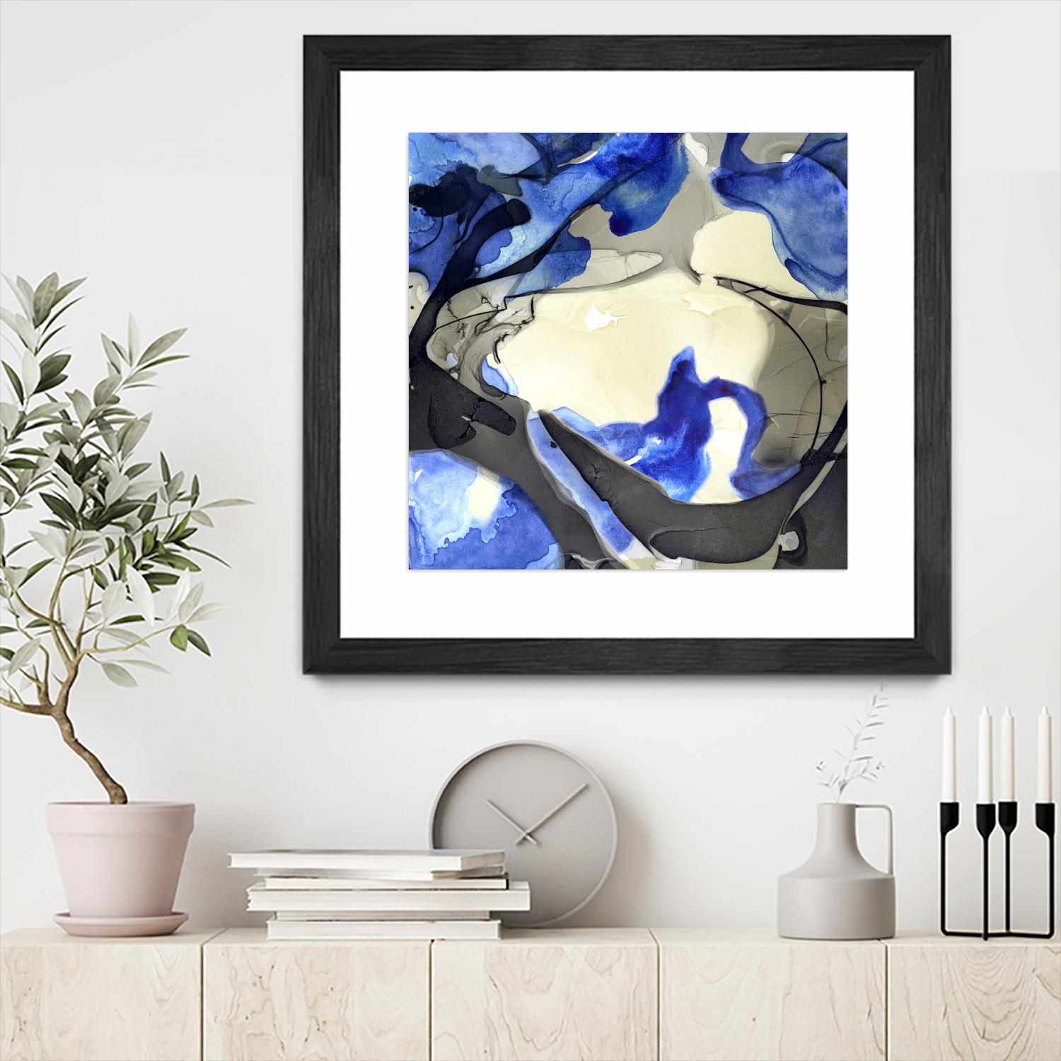 Neon Dreaming J by THE Studio on GIANT ART - grey abstract