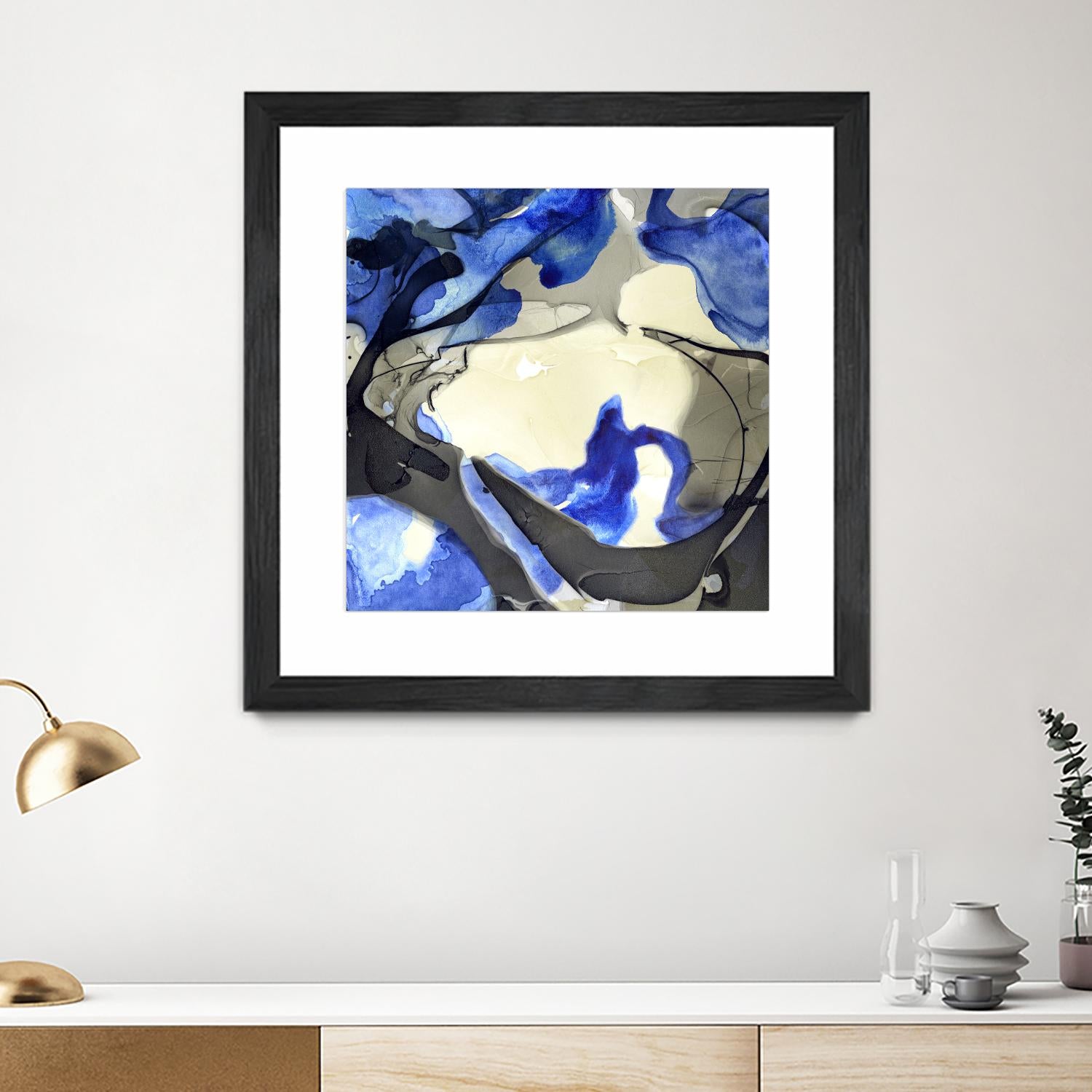 Neon Dreaming J by THE Studio on GIANT ART - grey abstract