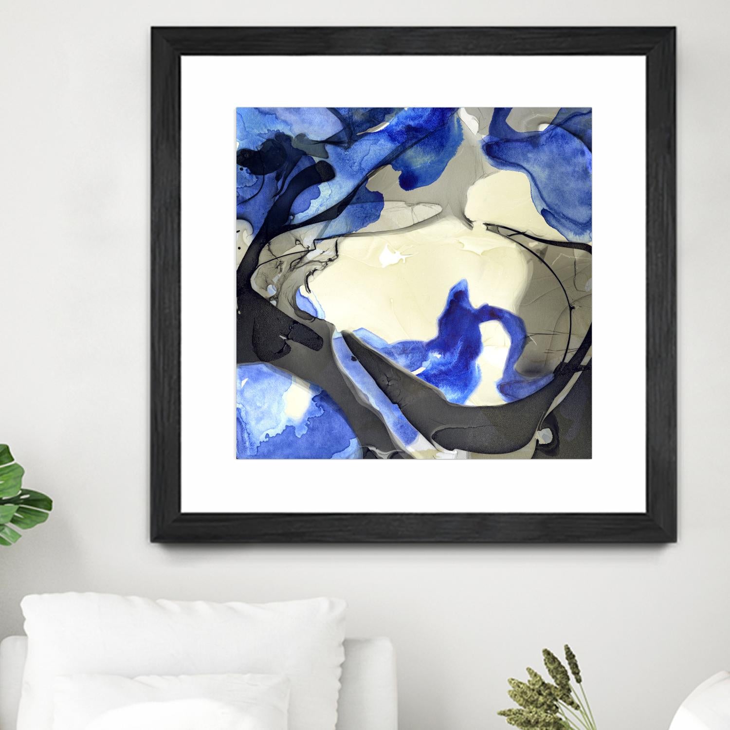 Neon Dreaming J by THE Studio on GIANT ART - grey abstract