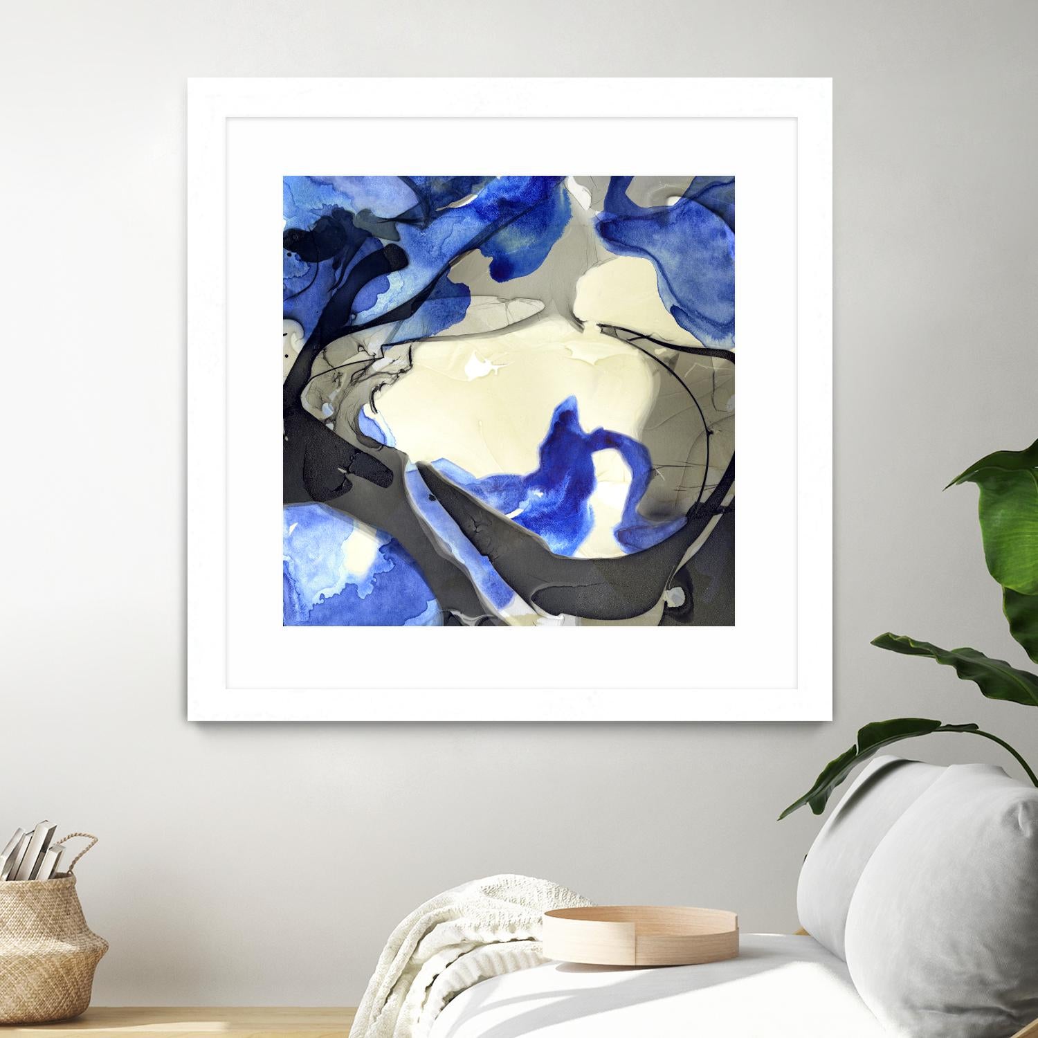 Neon Dreaming J by THE Studio on GIANT ART - grey abstract