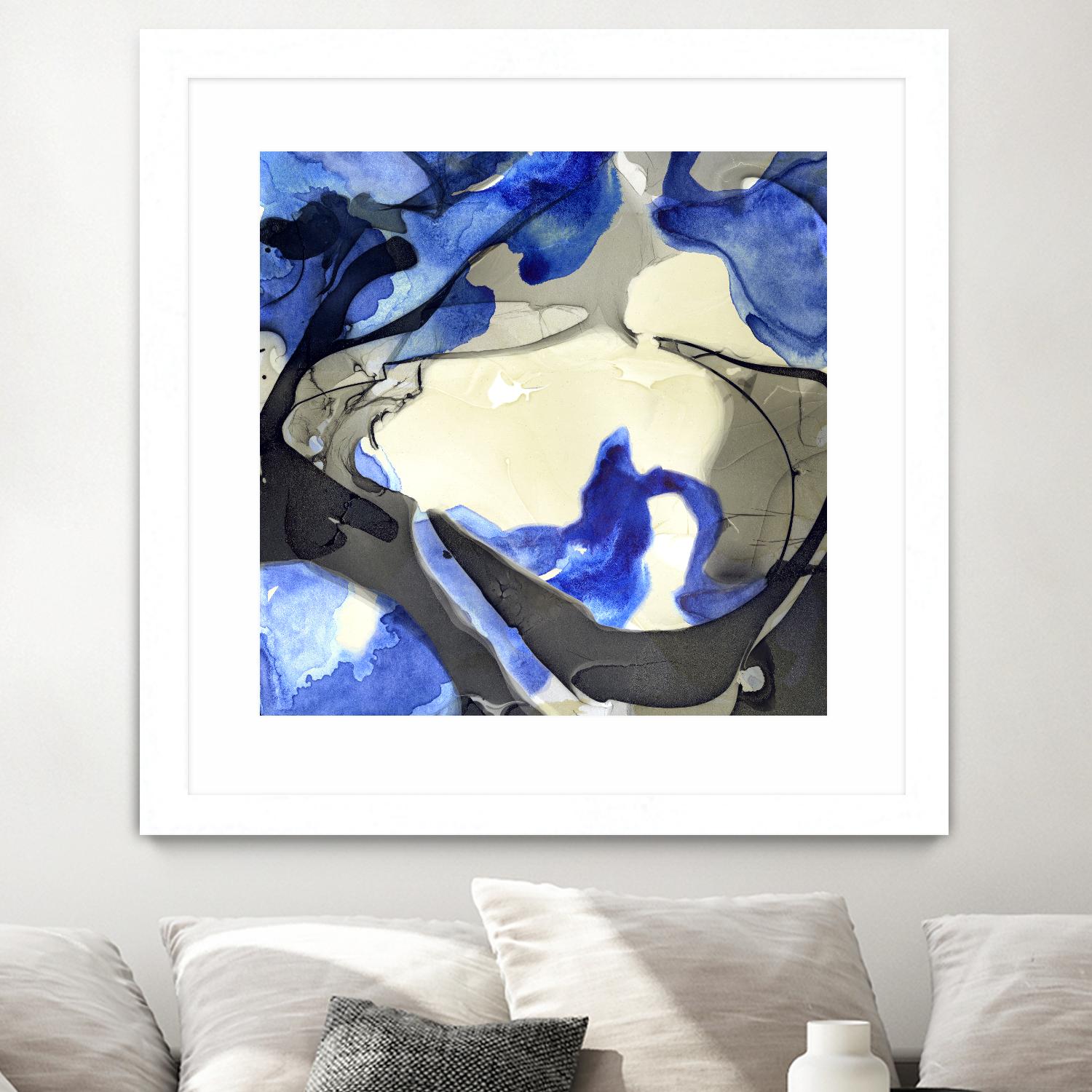 Neon Dreaming J by THE Studio on GIANT ART - grey abstract