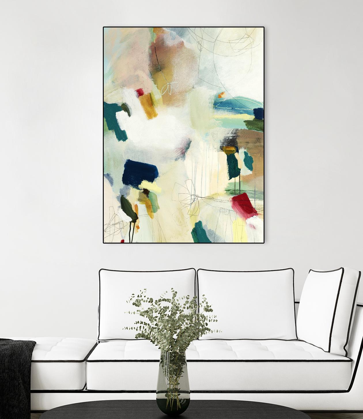 Medley 1 by Kyle Goderwis on GIANT ART - blue abstract