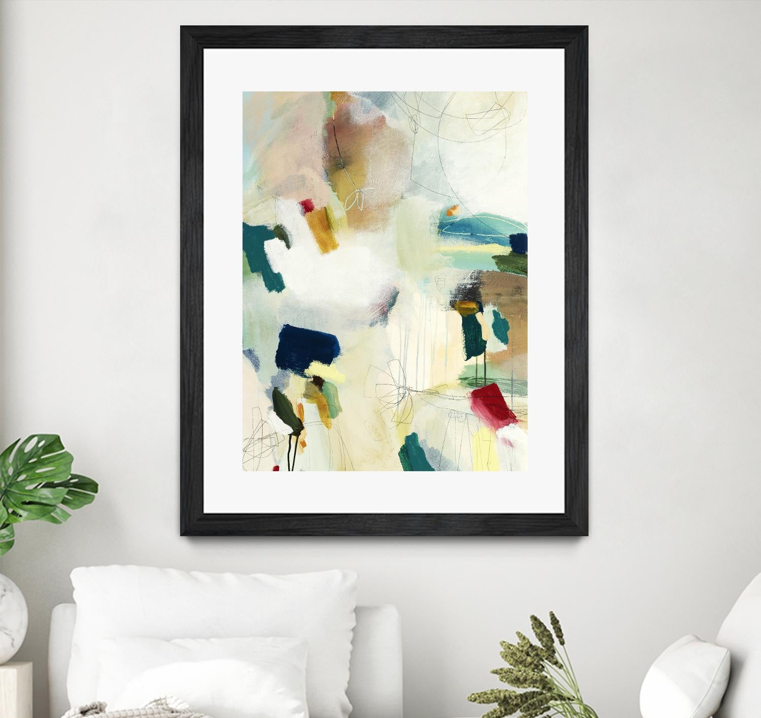 Medley 1 by Kyle Goderwis on GIANT ART - blue abstract