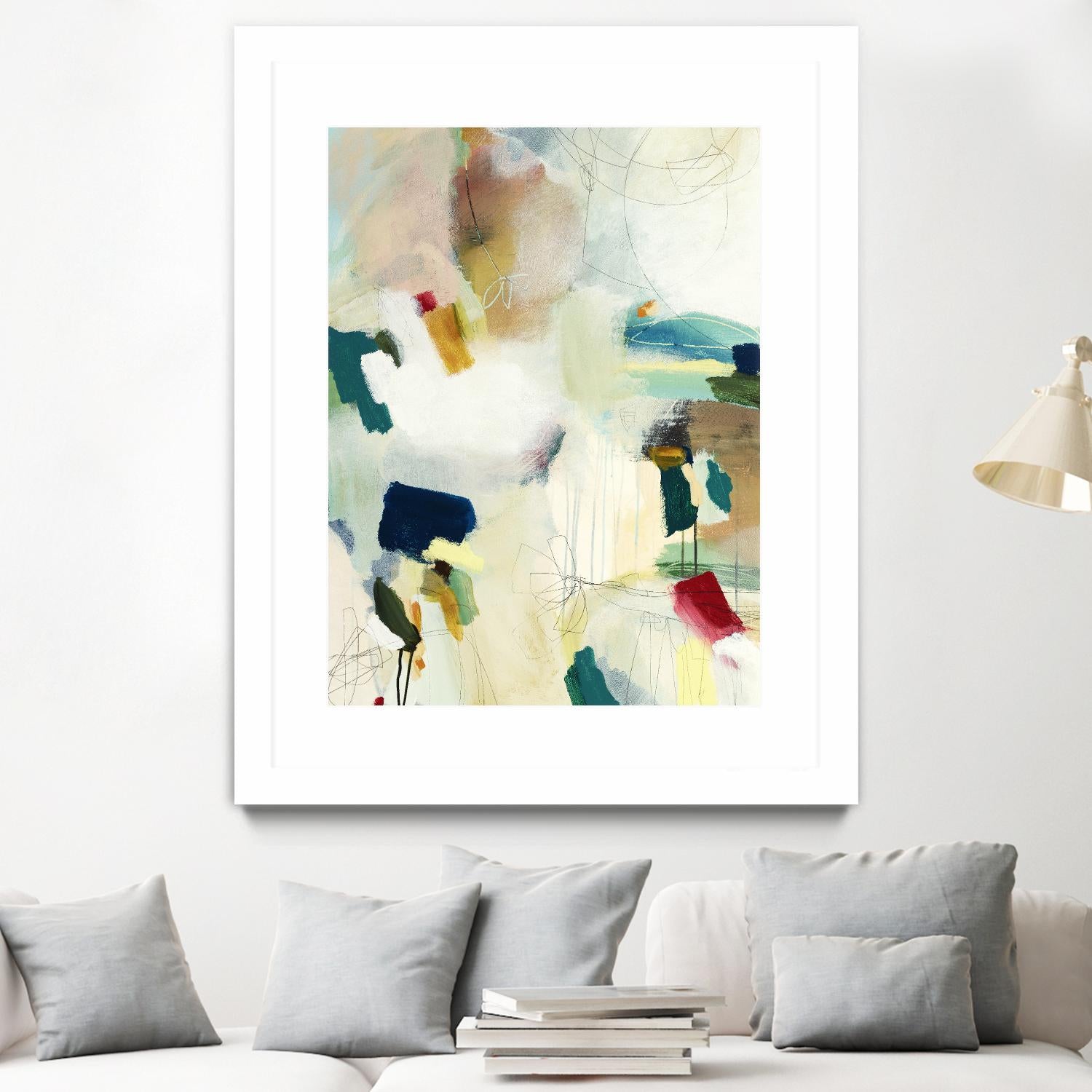 Medley 1 by Kyle Goderwis on GIANT ART - blue abstract