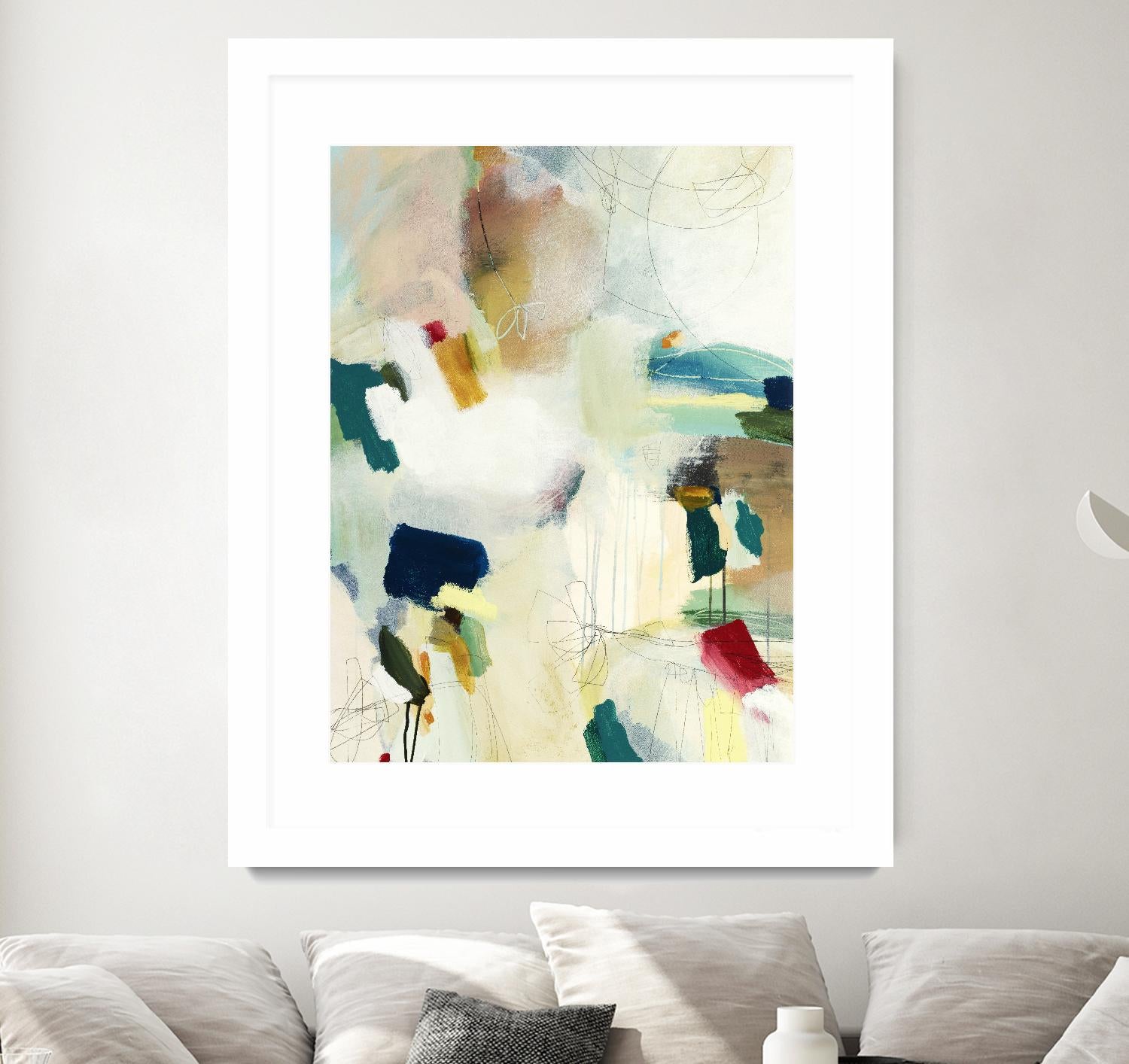 Medley 1 by Kyle Goderwis on GIANT ART - blue abstract