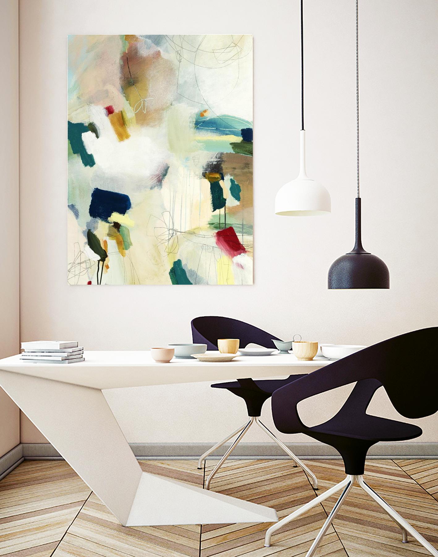 Medley 1 by Kyle Goderwis on GIANT ART - blue abstract