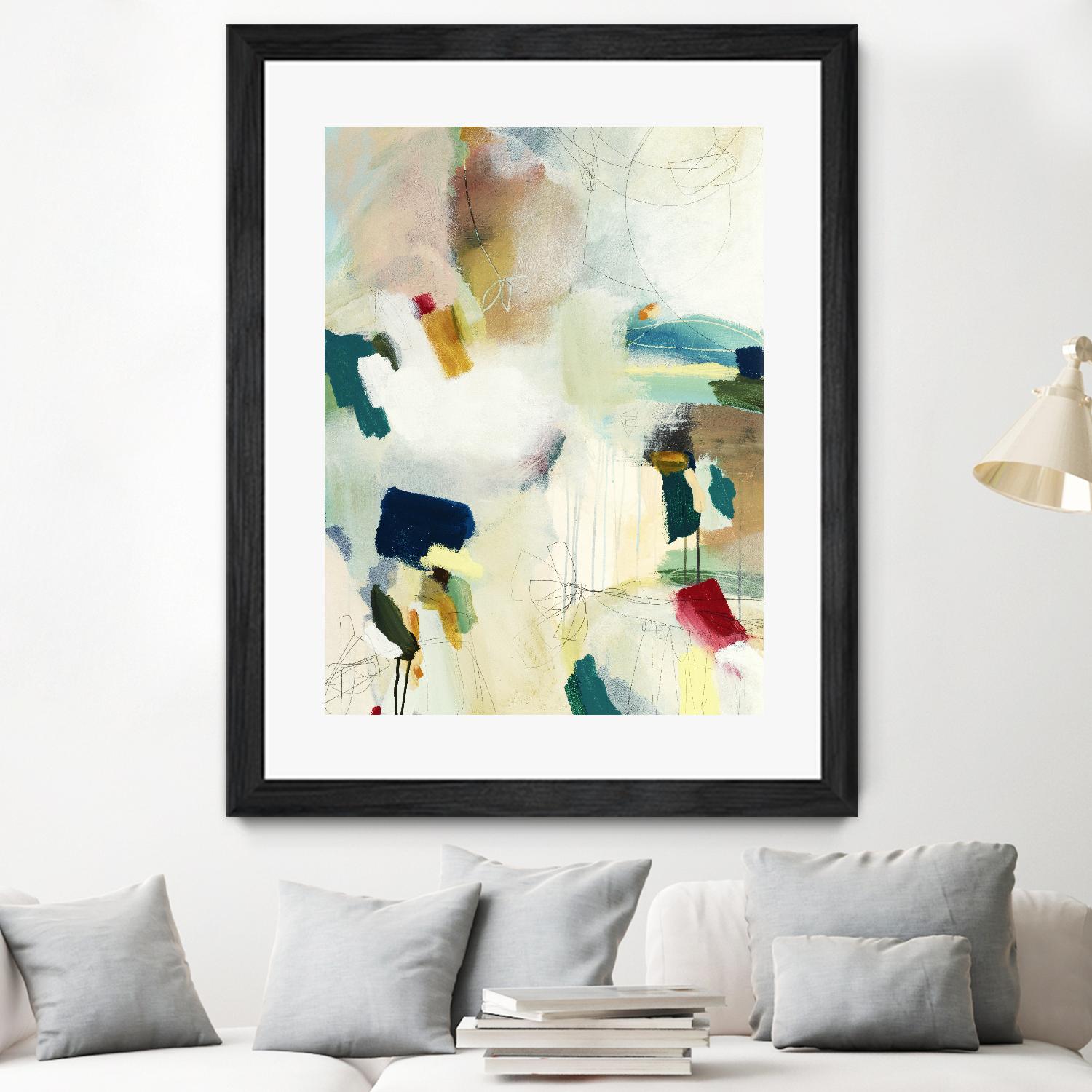 Medley 1 by Kyle Goderwis on GIANT ART - blue abstract