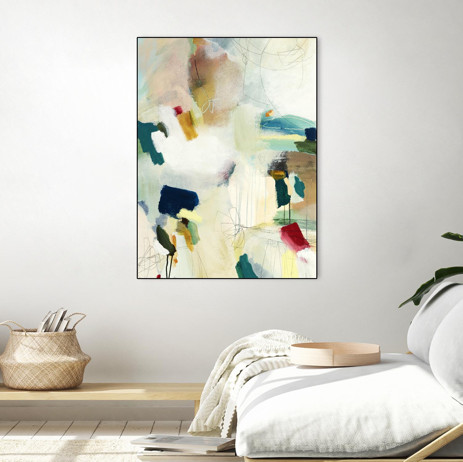 Medley 1 by Kyle Goderwis on GIANT ART - blue abstract