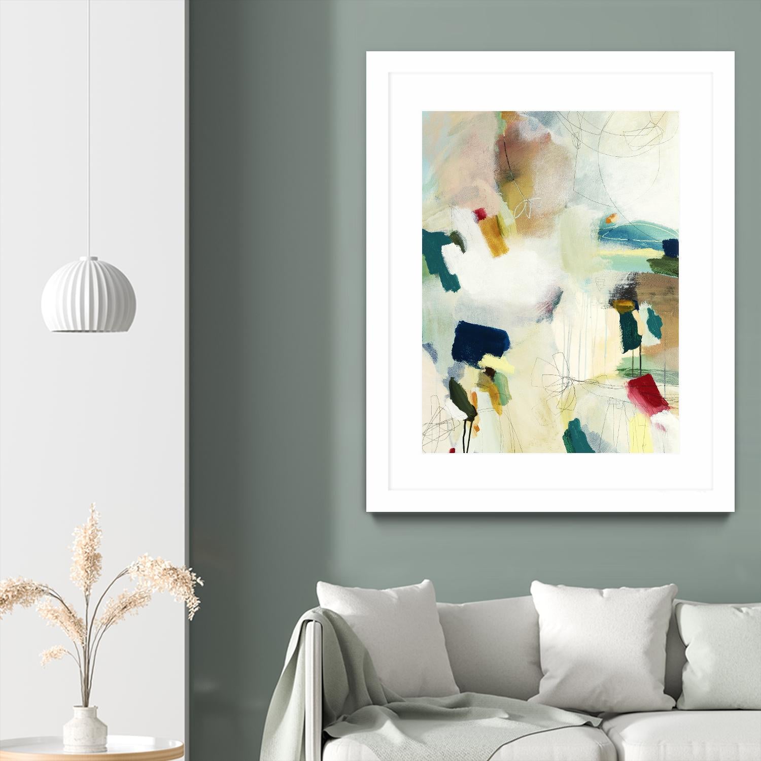 Medley 1 by Kyle Goderwis on GIANT ART - blue abstract