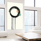 Zen Circles B by Natasha Marie on GIANT ART - green abstract