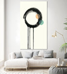 Zen Circles B by Natasha Marie on GIANT ART - green abstract