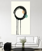 Zen Circles B by Natasha Marie on GIANT ART - green abstract