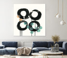Zen Circles C by Natasha Marie on GIANT ART - green abstract