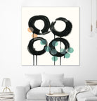 Zen Circles C by Natasha Marie on GIANT ART - green abstract