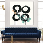 Zen Circles C by Natasha Marie on GIANT ART - green abstract