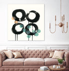 Zen Circles C by Natasha Marie on GIANT ART - green abstract