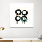 Zen Circles C by Natasha Marie on GIANT ART - green abstract