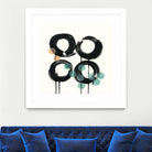 Zen Circles C by Natasha Marie on GIANT ART - green abstract