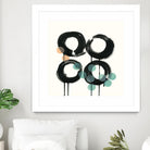 Zen Circles C by Natasha Marie on GIANT ART - green abstract