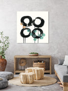 Zen Circles C by Natasha Marie on GIANT ART - green abstract