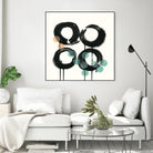 Zen Circles C by Natasha Marie on GIANT ART - green abstract