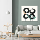 Zen Circles C by Natasha Marie on GIANT ART - green abstract