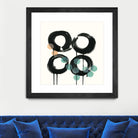 Zen Circles C by Natasha Marie on GIANT ART - green abstract