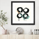 Zen Circles C by Natasha Marie on GIANT ART - green abstract