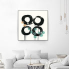 Zen Circles C by Natasha Marie on GIANT ART - green abstract