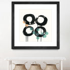 Zen Circles C by Natasha Marie on GIANT ART - green abstract