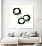 Zen Circles D by Natasha Marie on GIANT ART - green abstract