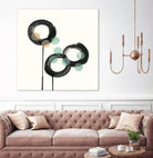 Zen Circles D by Natasha Marie on GIANT ART - green abstract