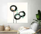 Zen Circles D by Natasha Marie on GIANT ART - green abstract